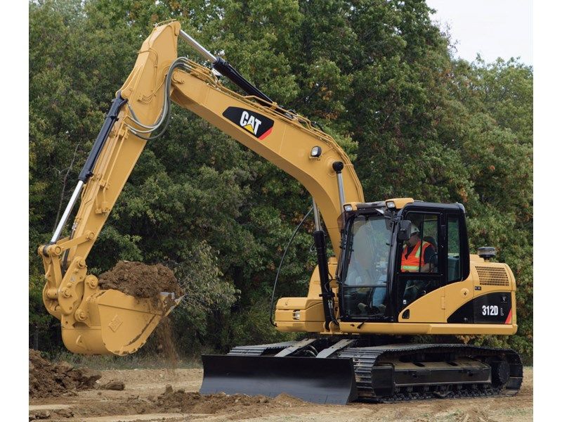 Used CAT 312D excavator ship to Ecuador